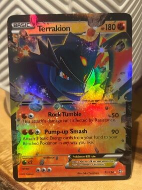Pokémon Terrakion 2012 Holo Rare